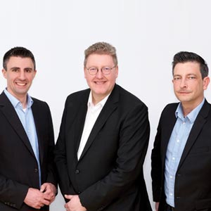 Christoph Horn, General Manager & Frank Kremser, CEO & Michael Kunze, General Manager, Angi