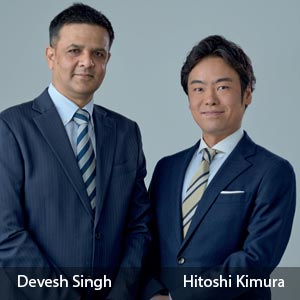 Devesh Singh, Head of Encise Research Center and Hitoshi Kimura, President & CEO, Encise