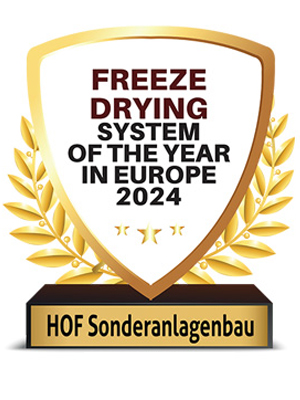 Freeze Drying System of the Year in Europe – 2024